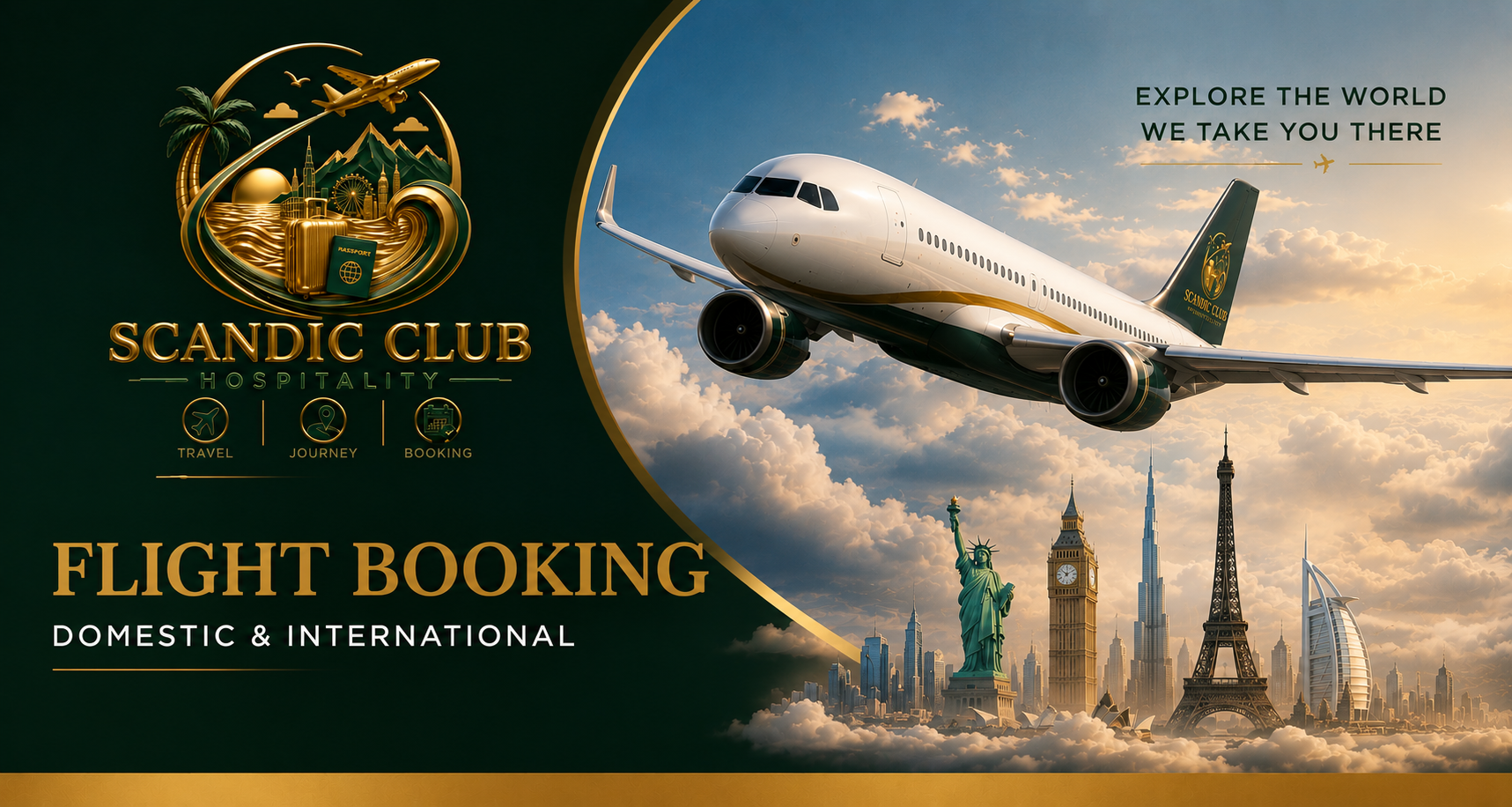 Flight Booking – Domestic & International
